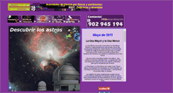 Desktop Screenshot of planetario.elsegundoluz.com