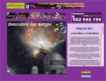 Tablet Screenshot of planetario.elsegundoluz.com